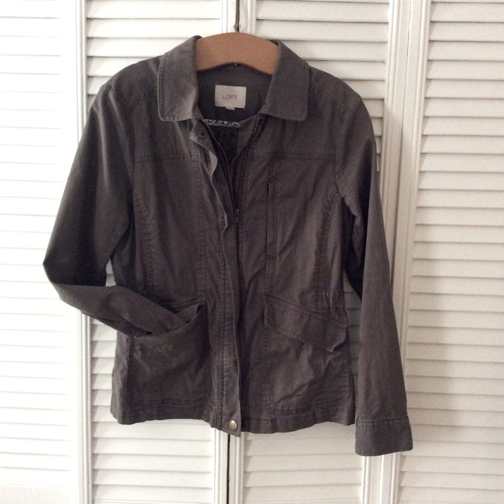 LOFT | Olive Utility Jacket